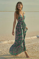Maaji Limited Edition Embroidered Palms Moon Bay Dress