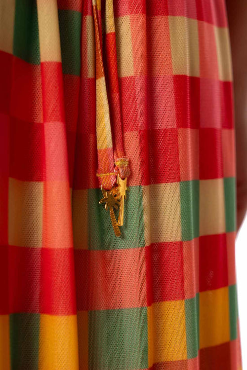 Maaji Golden Gambit Moon Bay Maxi Dress detail
