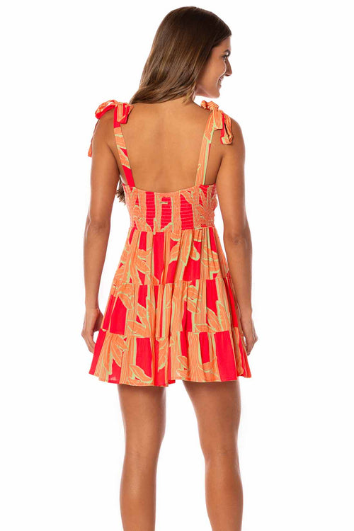 Maaji Palm Plantation Emily Mini Dress back