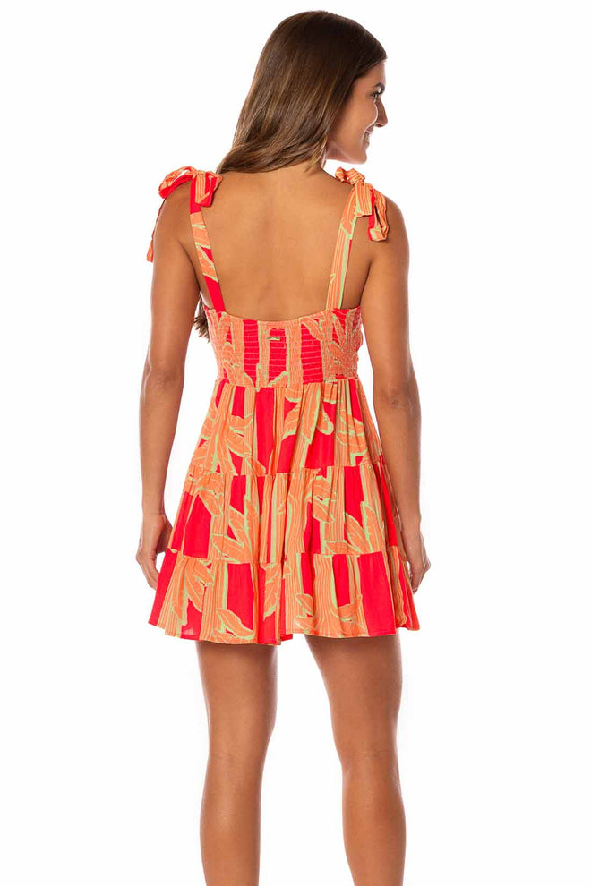 Maaji Palm Plantation Emily Mini Dress back
