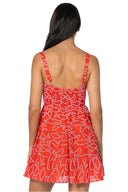 Maaji Dancing Fish Emily Mini Dress back