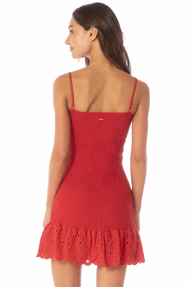Maaji Scarlet Flex Zephyra Mini Dress back