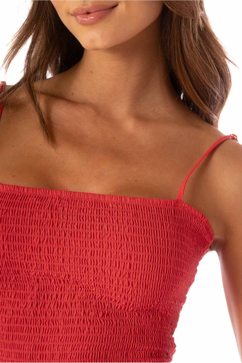 Maaji Scarlet Flex Zephyra Mini Dress detail