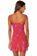 Maaji Water Blossom Zephyra Mini Dress back