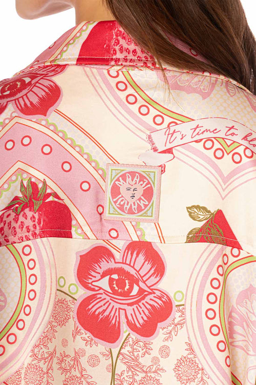 Maaji Strawberry Palm Dreambound Shirt details
