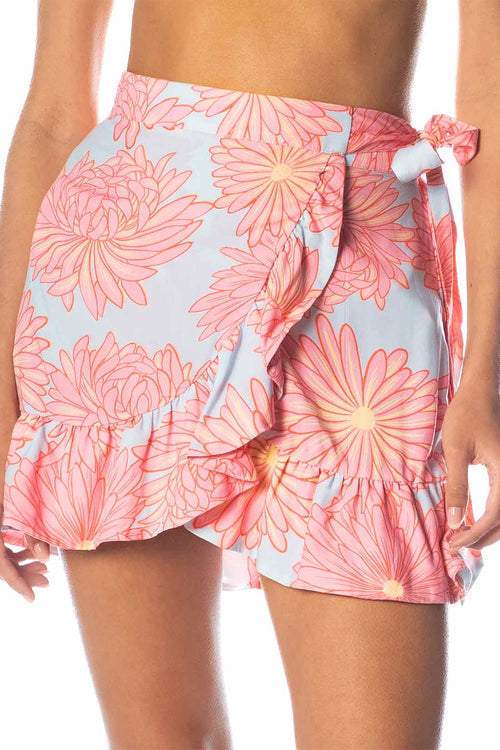 Maaji Tropical Bloom Oceane Skirt detail
