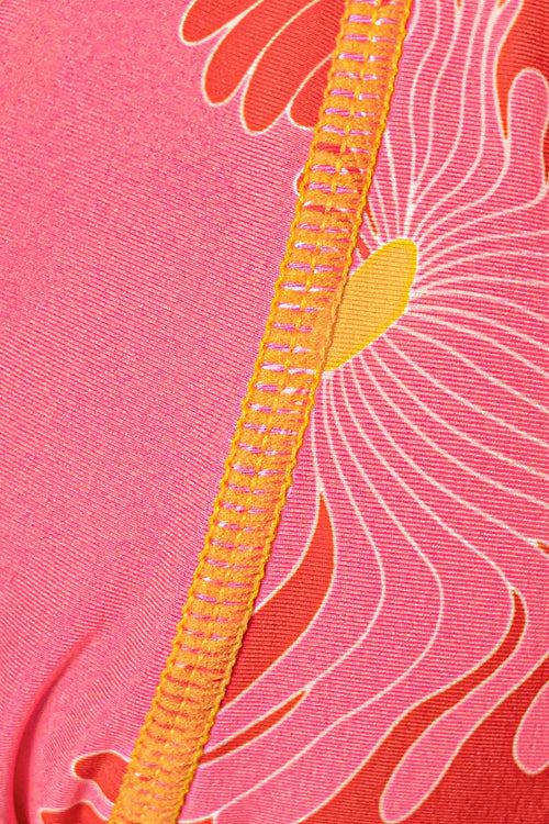 Maaji Water Blossom Balmy Shining Bikini Set fabric detail