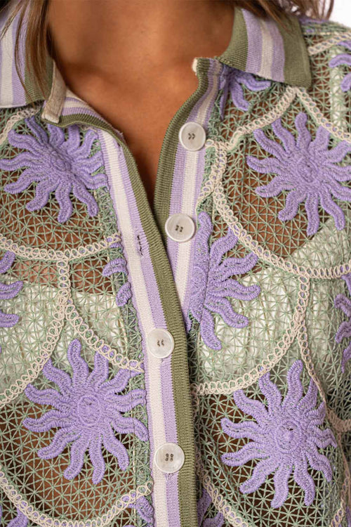 Maaji Golden Sun Solene Shirt details