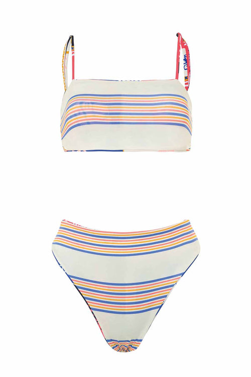 Maaji Paradise Postals Cyprus Sully Bikini Set reversible