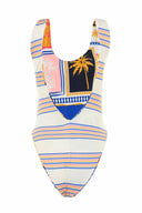 Maaji Paradise Postals Claire One Piece reversible back