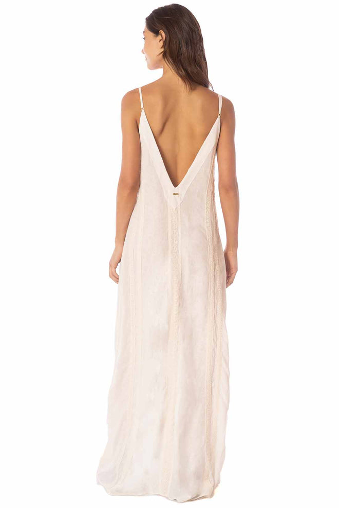 Maaji White Whisper Elowen Maxi Dress back