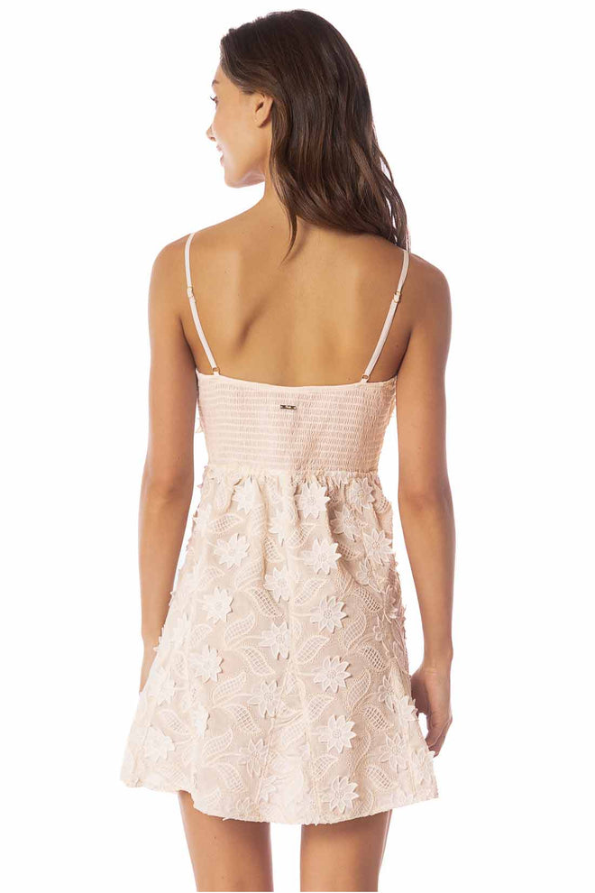 Maaji Frosted Lace Natto Mini Dress back