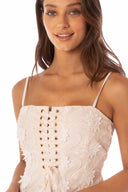 Maaji Frosted Lace Natto Mini Dress details