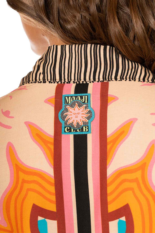 Maaji Saffron Spell Octavia Shirt detail