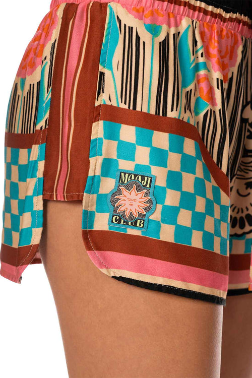Maaji Saffron Spell Rhino Shorts detail