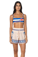 Maaji Blue Sun Palm Rhino Shorts