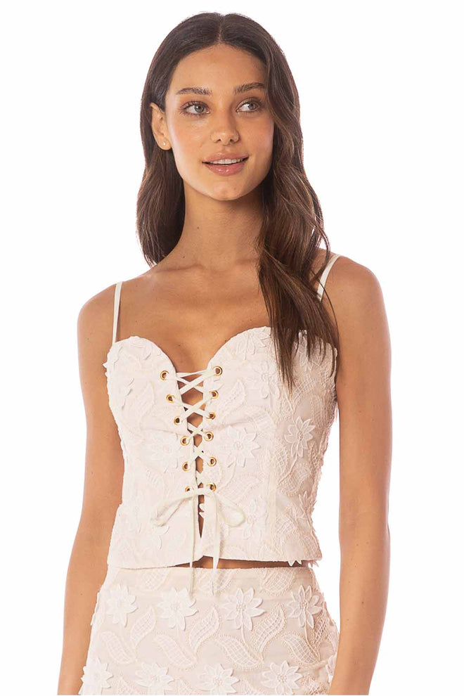 Maaji Frosted Lace Lester Top