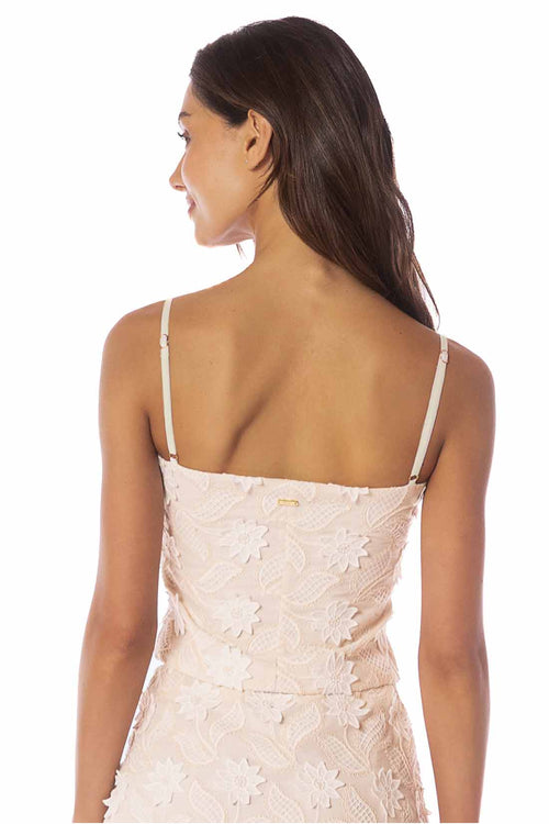 Maaji Frosted Lace Lester Top back