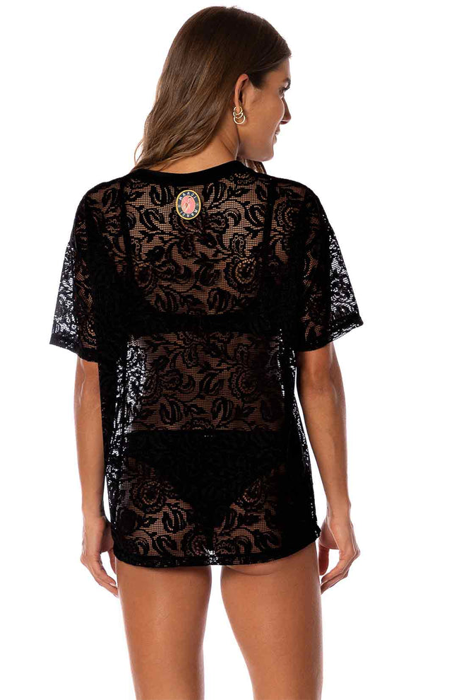 Maaji Lace Twilight Mystique T Shirt back