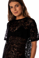 Maaji Lace Twilight Mystique T Shirt detail