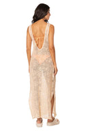 Maaji Delicate Heart Windy Maxi Dress back
