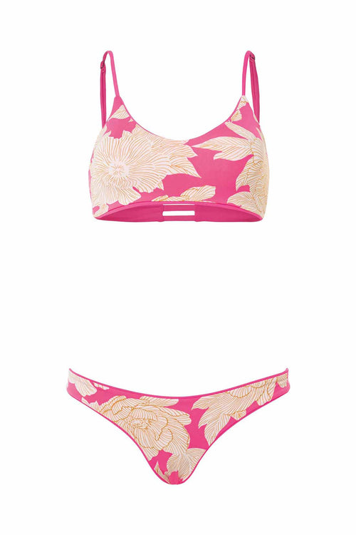 Maaji Radiant Pink Praia Flirt Bikini Set reversible