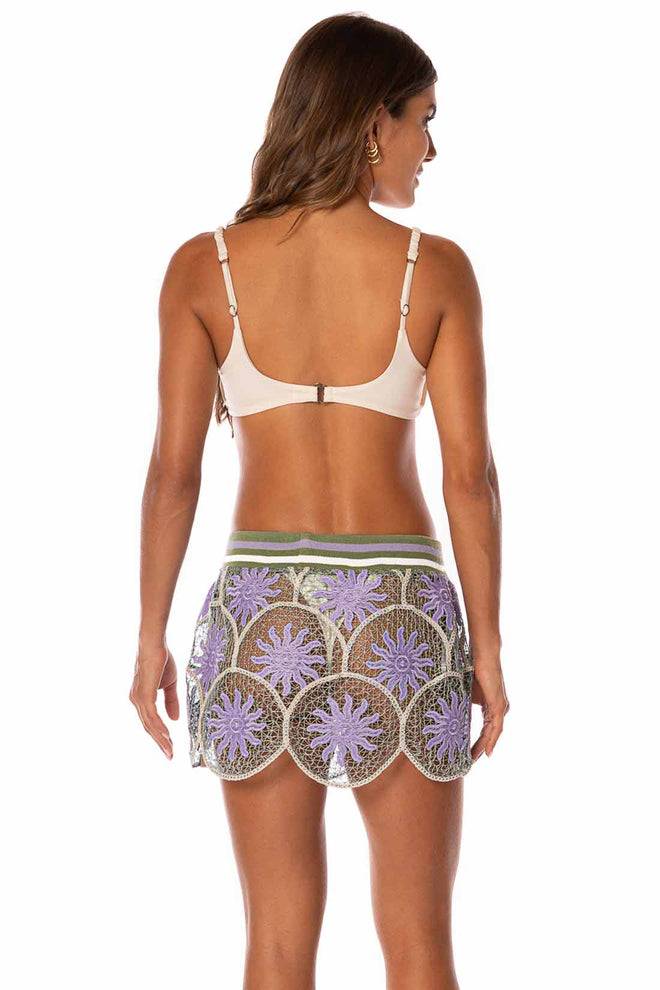 Maaji Golden Sun Bow Skirt back
