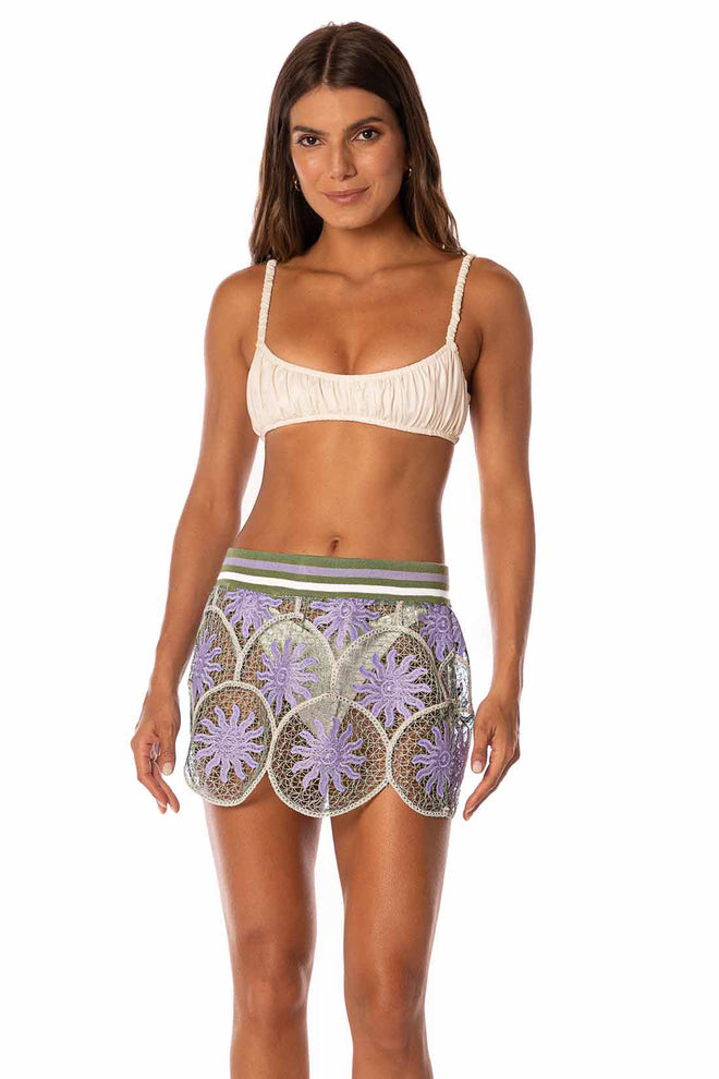 Maaji Golden Sun Bow Skirt