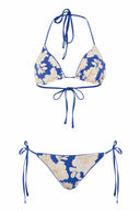 Maaji Lapis Blue Balmy Sunning Bikini Set reversible