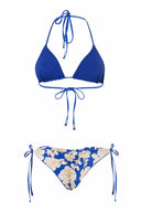 Maaji Lapis Blue Balmy Sunning Bikini Set reversible back