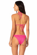 Maaji Hot Fuchsia Balmy Shining Bikini Set back
