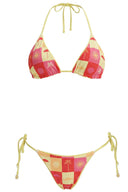 Maaji Signal Yellow Balmy Sunflash Bikini Set reversible