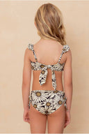 Maaji Daisy Floral Mango Girls Bikini Set back