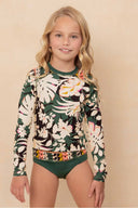 Maaji Tropical Leaves Odyssey Girls Bikini Set