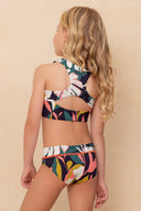 Maaji Lush Leaves Poppy Girls Bikini Set back