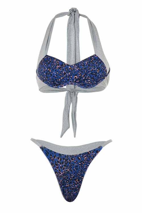 Maaji Silver Shine Mara Midi Bikini Set reversible