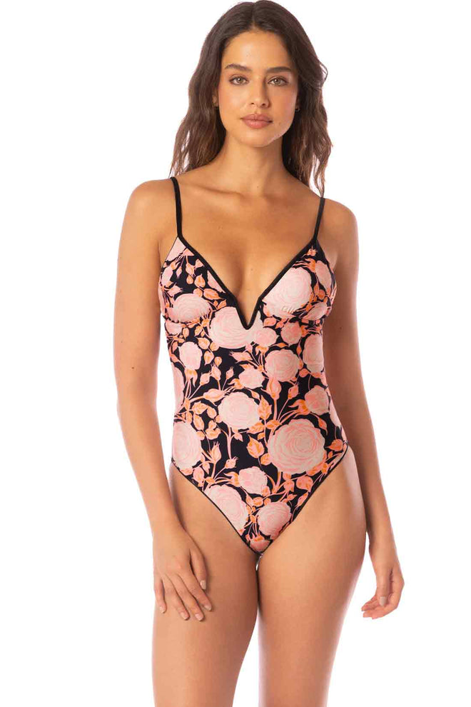 Maaji Onyx Black Parady One Piece reversible