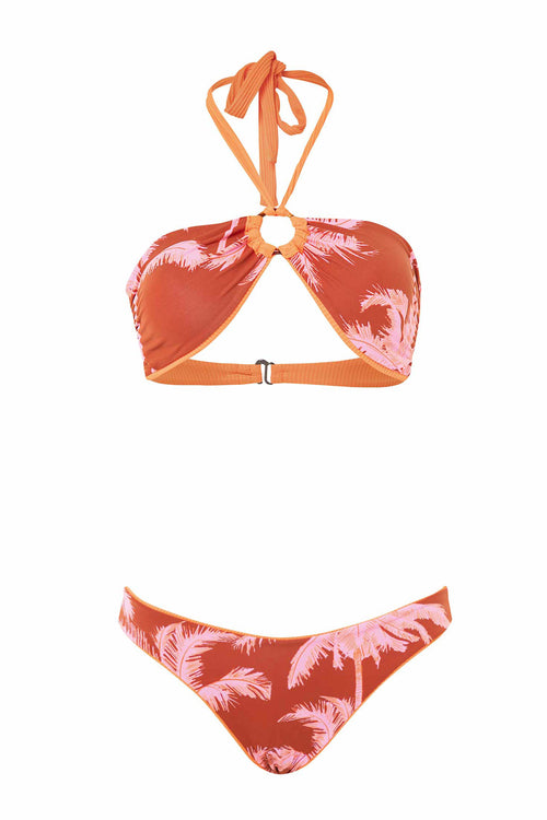 Maaji Vibrant Orange Jill Sublimity Bikini Set reversible