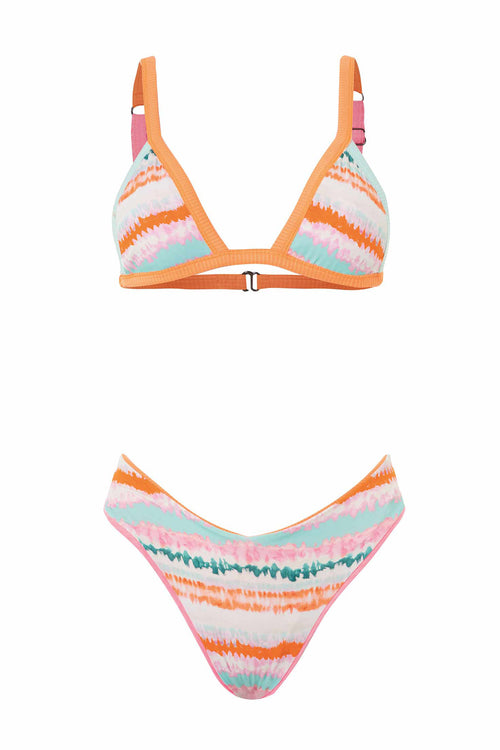 Maaji Sea Pink Sierra Faith Bikini Set reversible