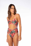 Maaji Blush Rose Skylar One Piece reversible