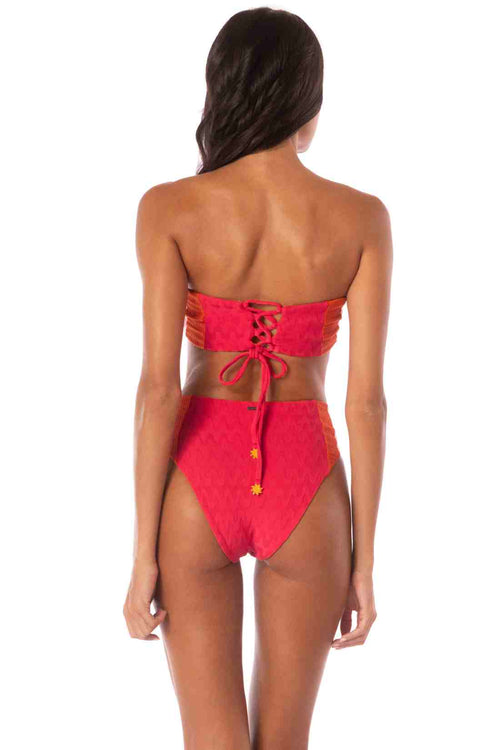 Maaji Apple Red Nomad Wanderer Bikini Set back
