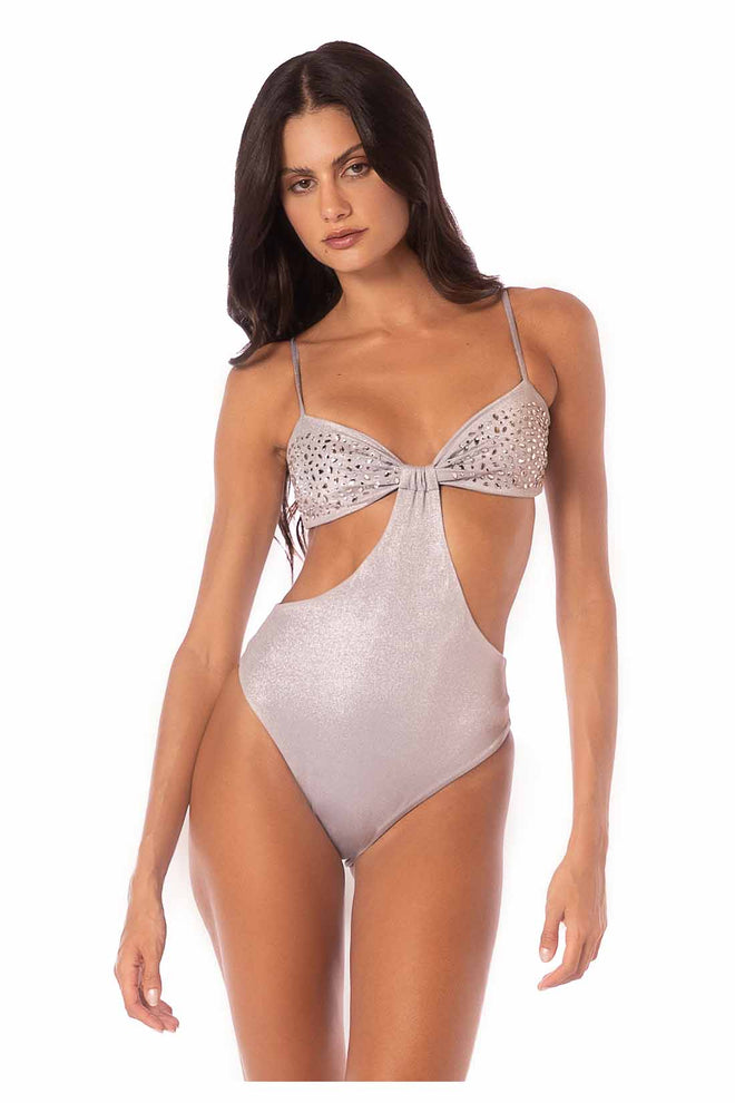 Maaji Smokey Silver Anya One Piece