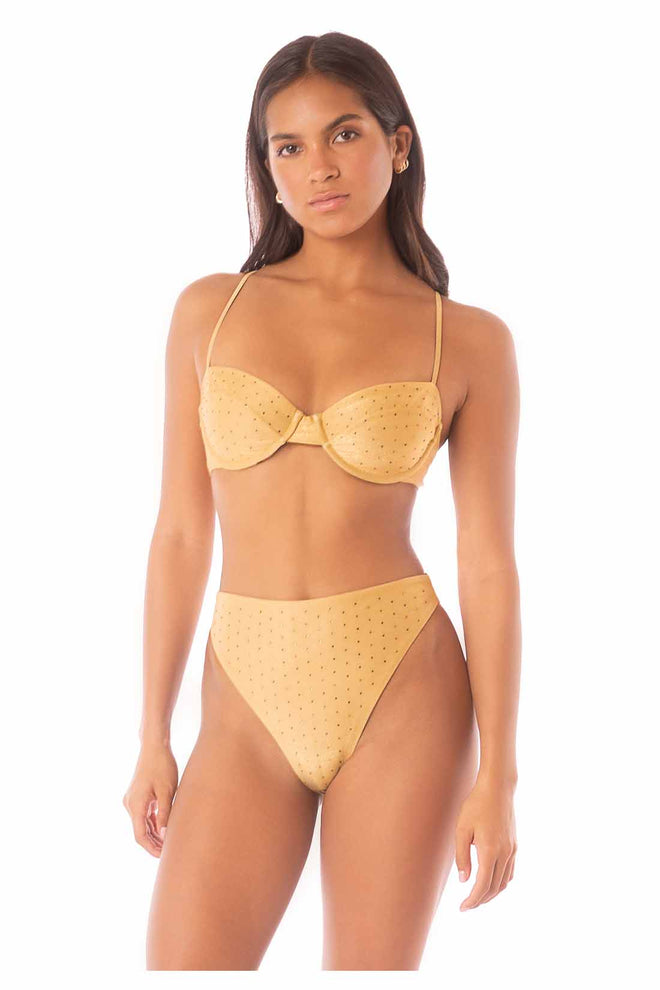 Maaji Creamy Gold Golden Delphi Bikini Set