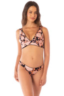 Maaji Onyx Black Paradisial Flirt Bikini Set reversible
