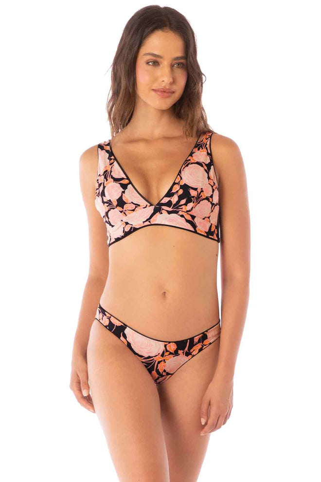 Maaji Onyx Black Paradisial Flirt Bikini Set reversible