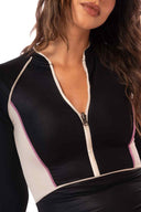 Maaji Onyx Black Cardiness One Piece detail