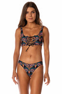 Maaji Midnight Black Dazzle Sublimity Bikini Set reversible