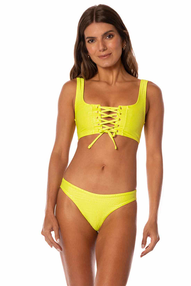 Maaji Lime Green Dazzle Sublimity Bikini Set