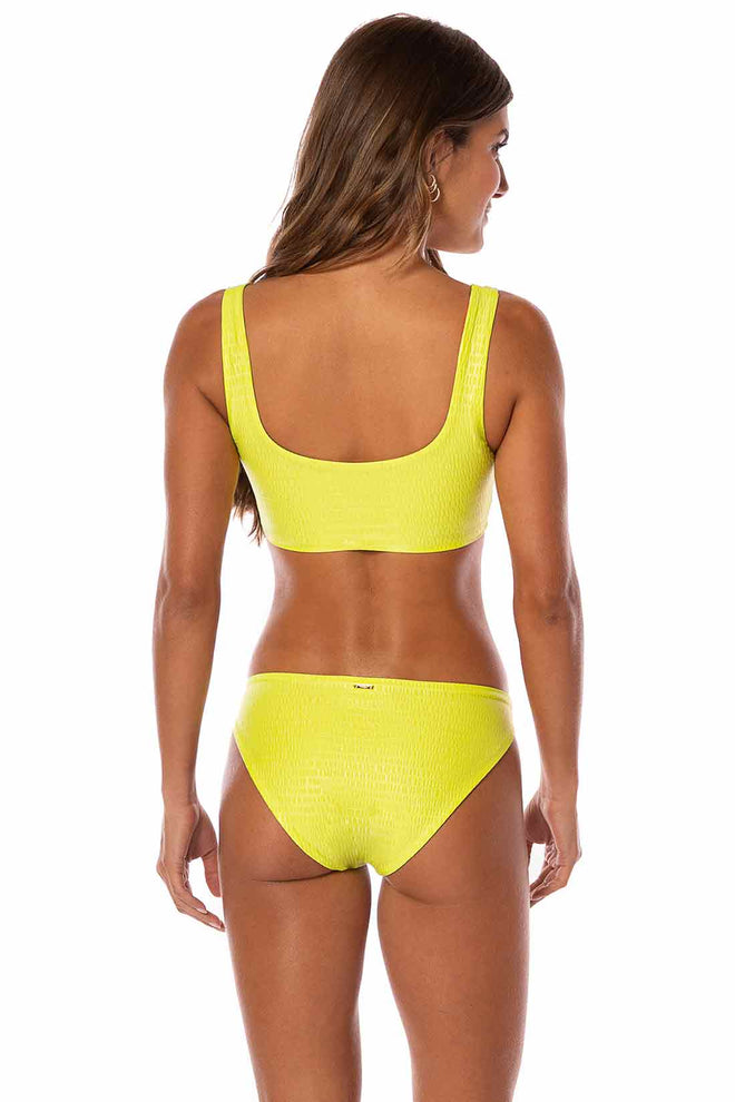Maaji Lime Green Dazzle Sublimity Bikini Set back
