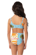 Maaji Beach Static Anse Girls Bikini Set back